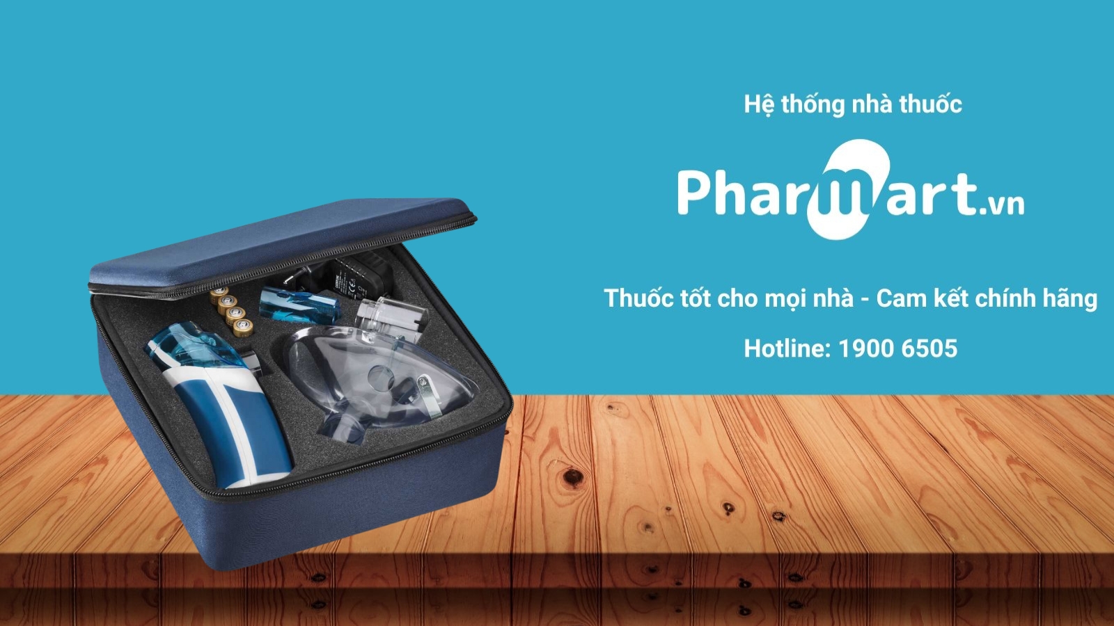 Pharmart.vn - địa chỉ mua máy khí dung siêu âm IH50 uy tín