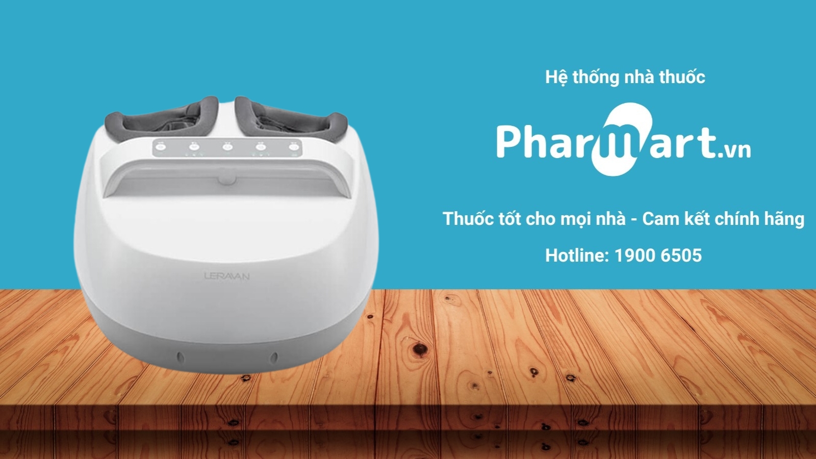 Máy massage chân bấm huyệt Xiaomi Leravan LJ-ZJ008 - Pharmart.vn