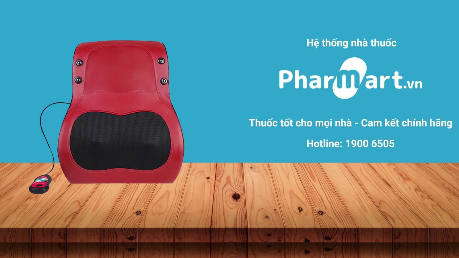Máy massage lưng 3 chế độ YIJIA YJ-M6 được phân phối chính hãng tại Pharmart