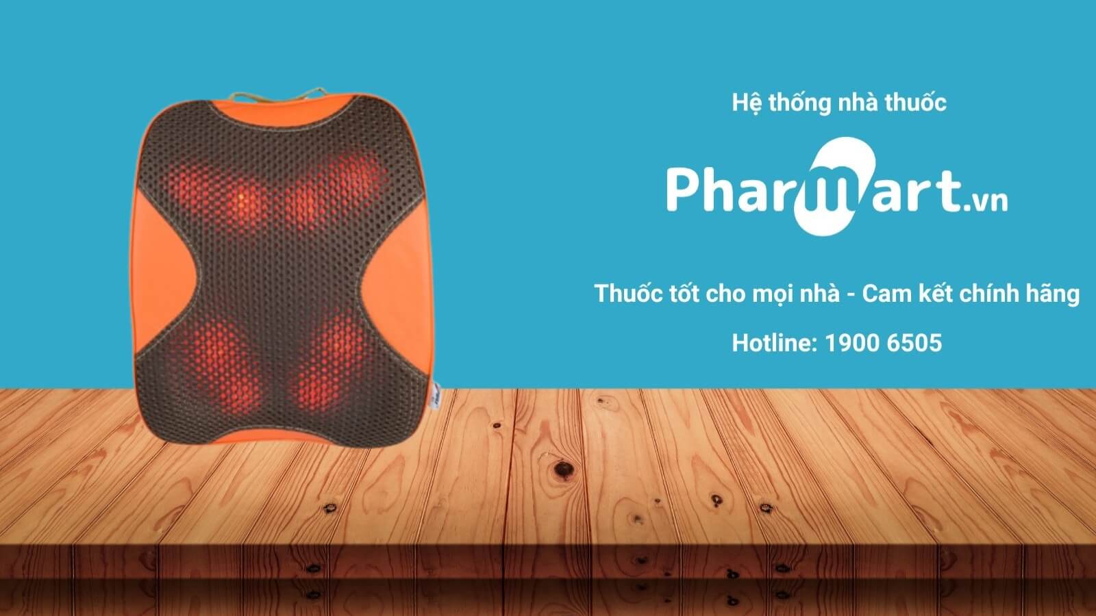 Máy massage lưng hồng ngoại Puli PL-803A-W được phân phối chính hãng tại Pharmart