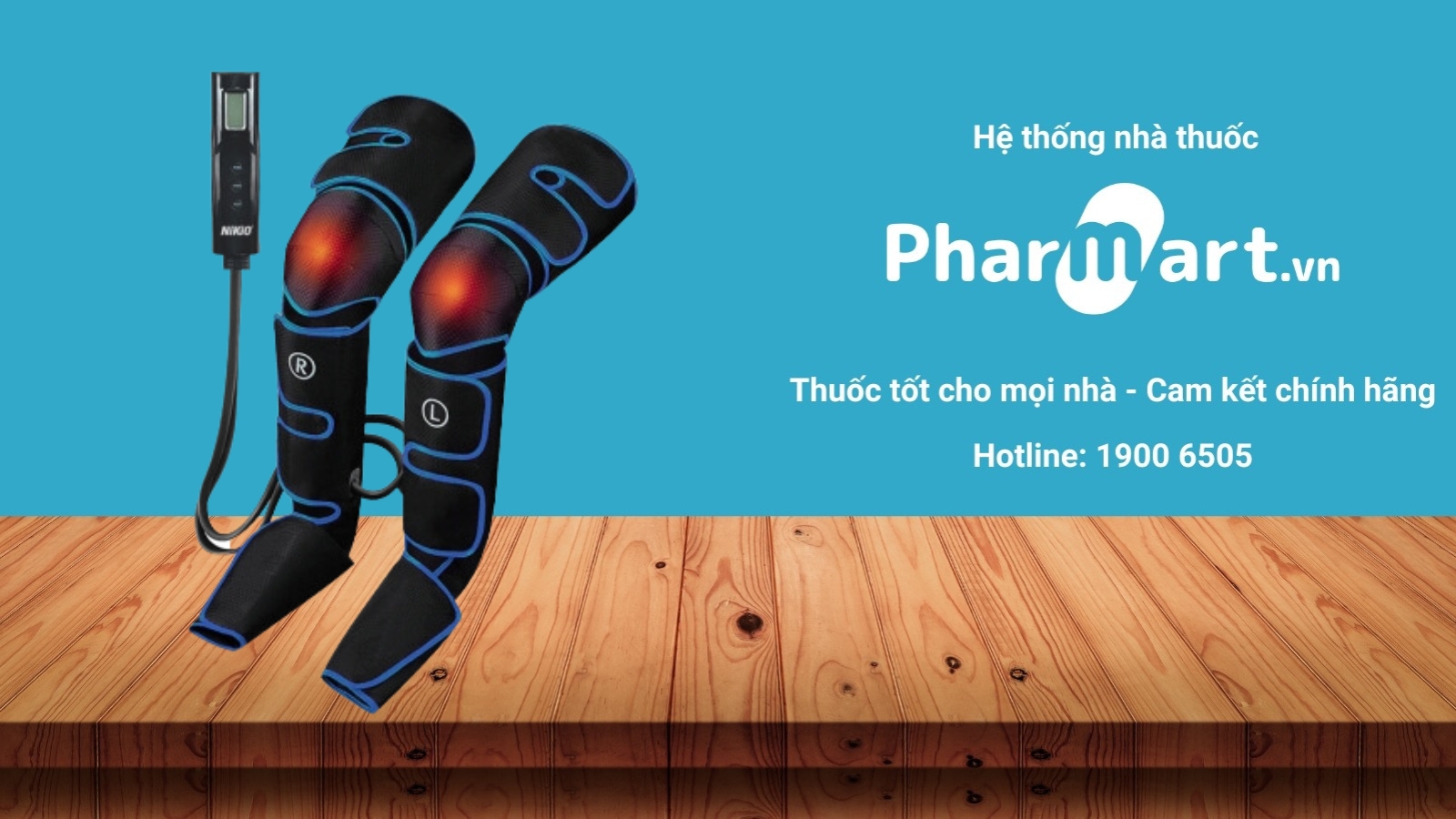 Địa Chỉ Mua Máy Nén ép Trị Liệu Suy Giãn Tĩnh Mạch Chân Nikio NK 287 Uy Tín