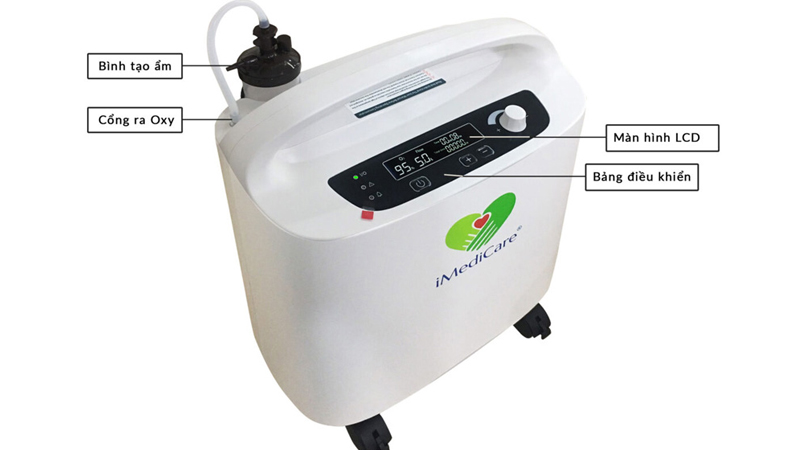 Máy tạo oxy iMediCare OC-5LS 5 lít được nhiều khách hàng tin tưởng chọn mua