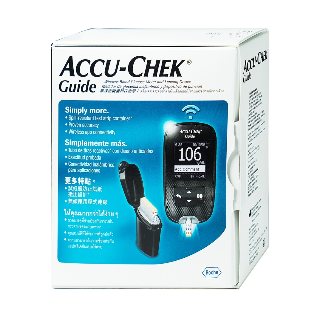 Máy thử đường huyết Accu-Chek Guide (đơn vị mmol/l)