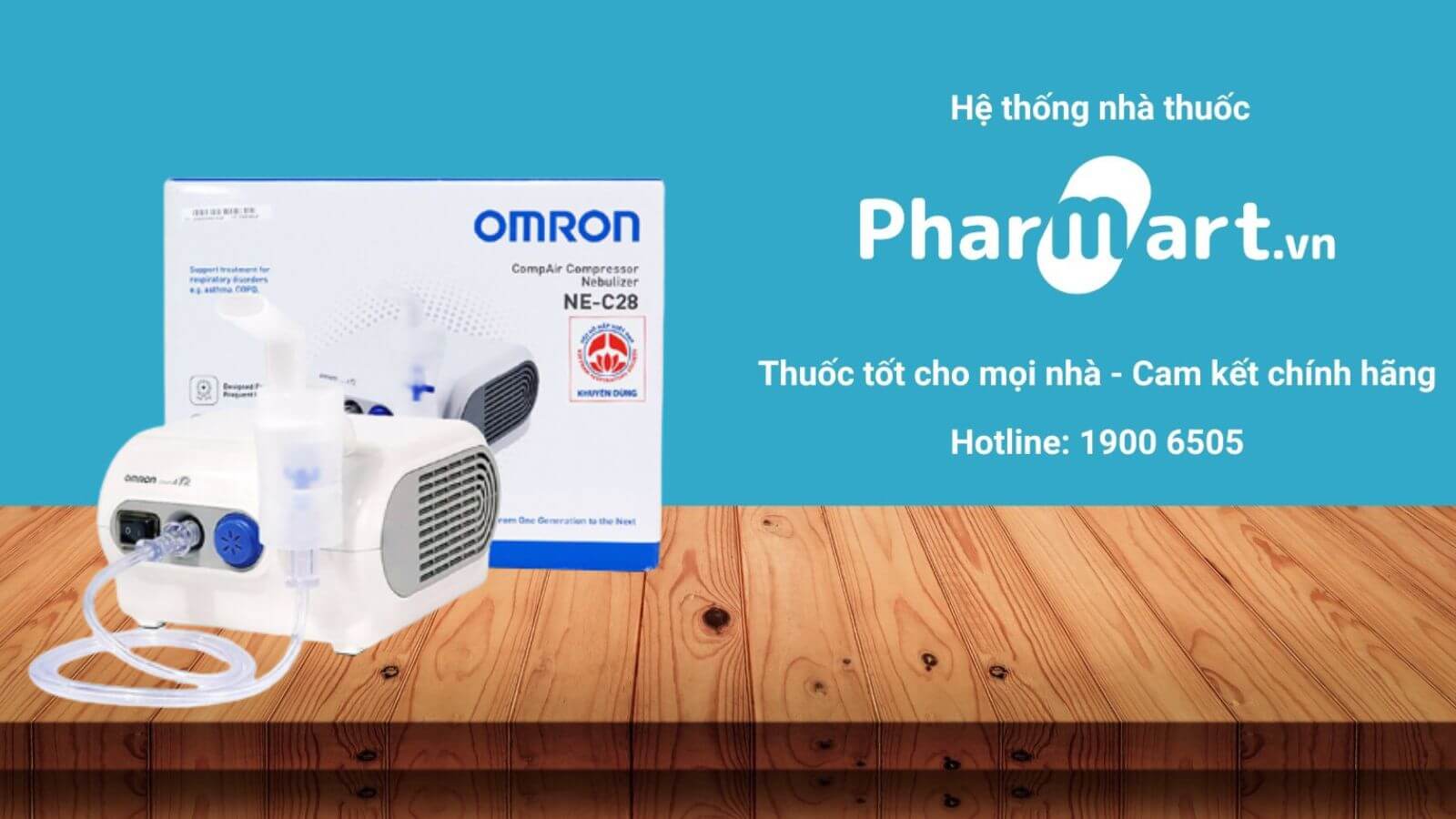 Đặt ngay máy xông mũi họng Omron NE C28 tại Pharmart