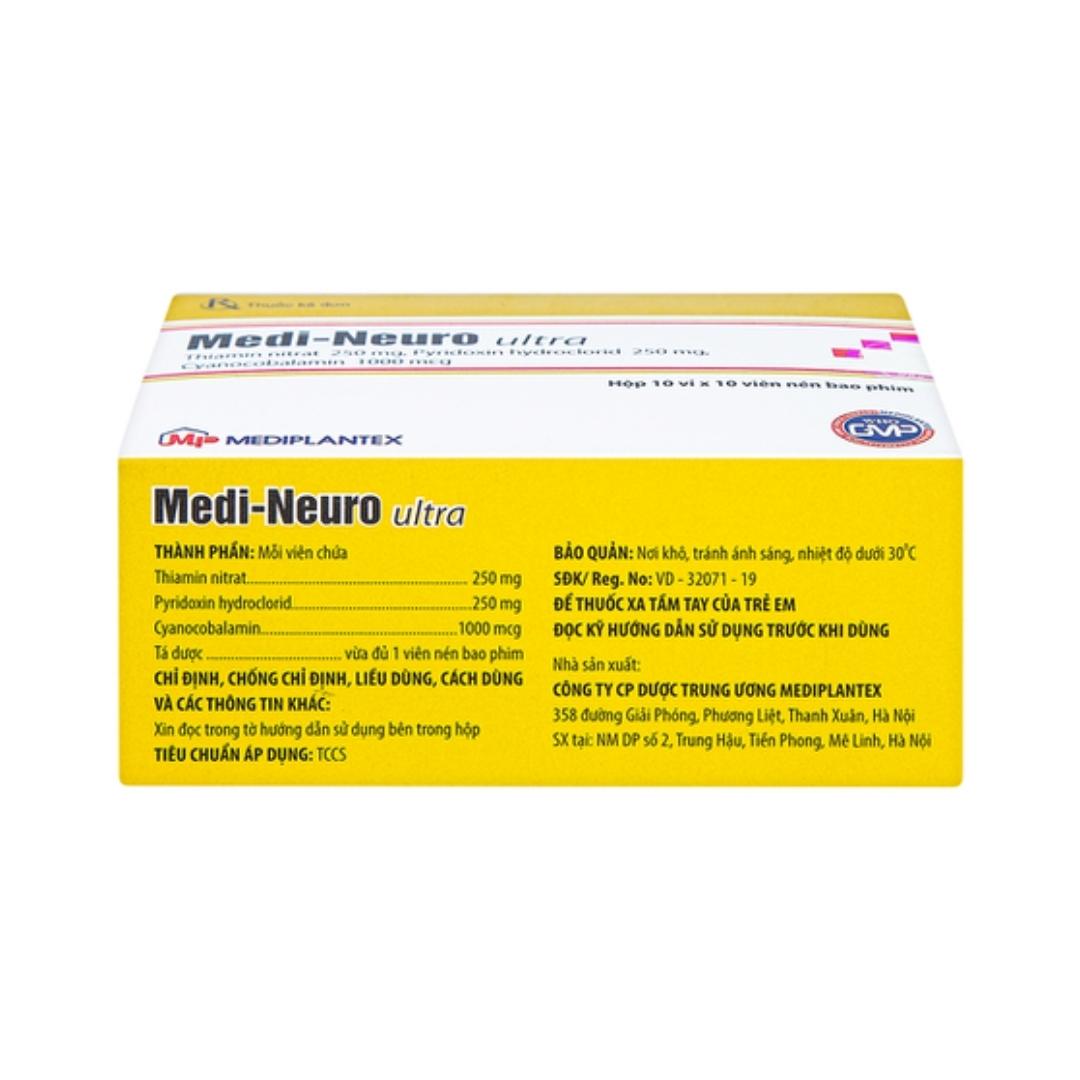 Thành phần của Medi-Neuro Ultra