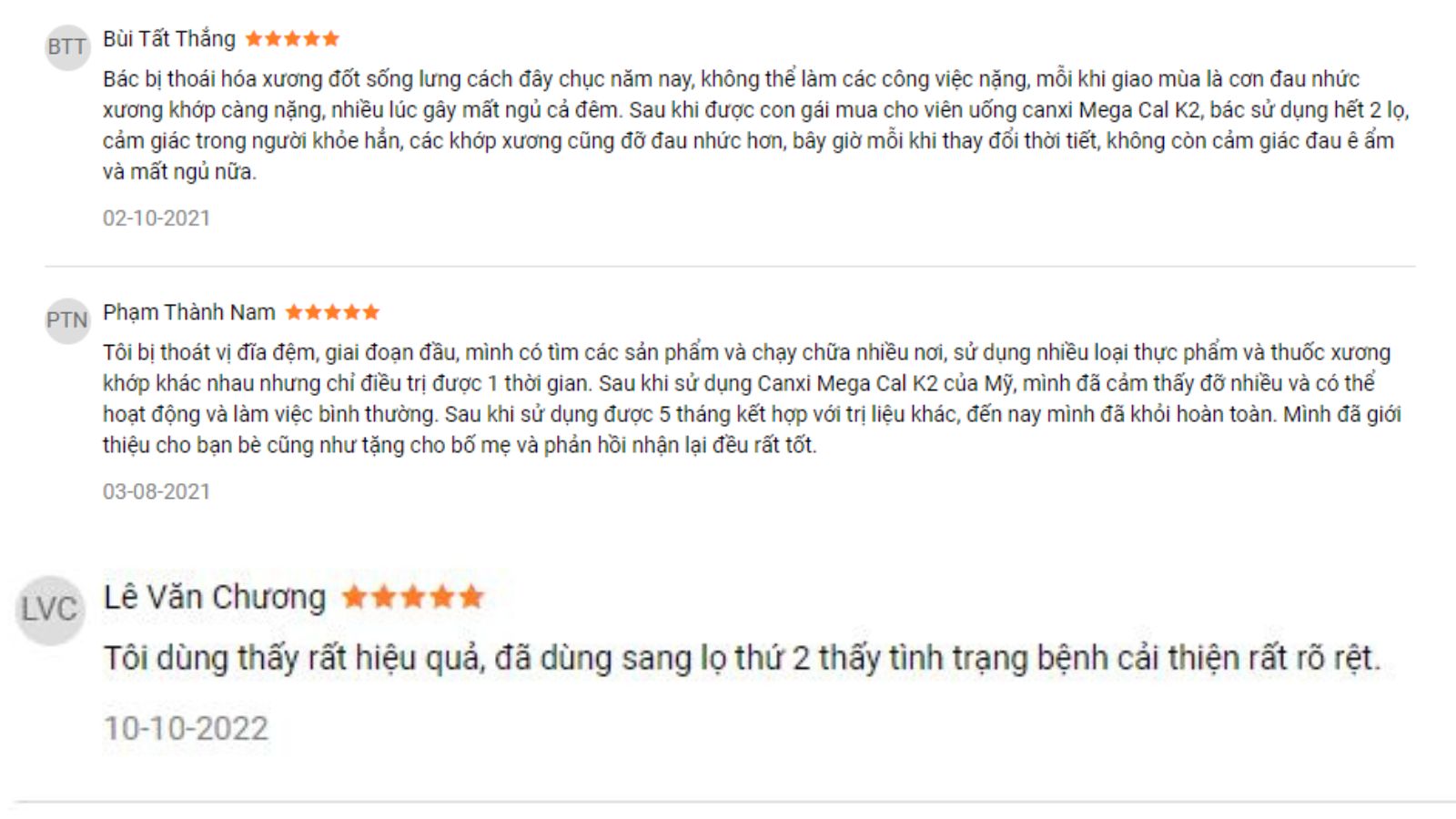 Khách hàng phản hồi về sản phẩm rất tích cực