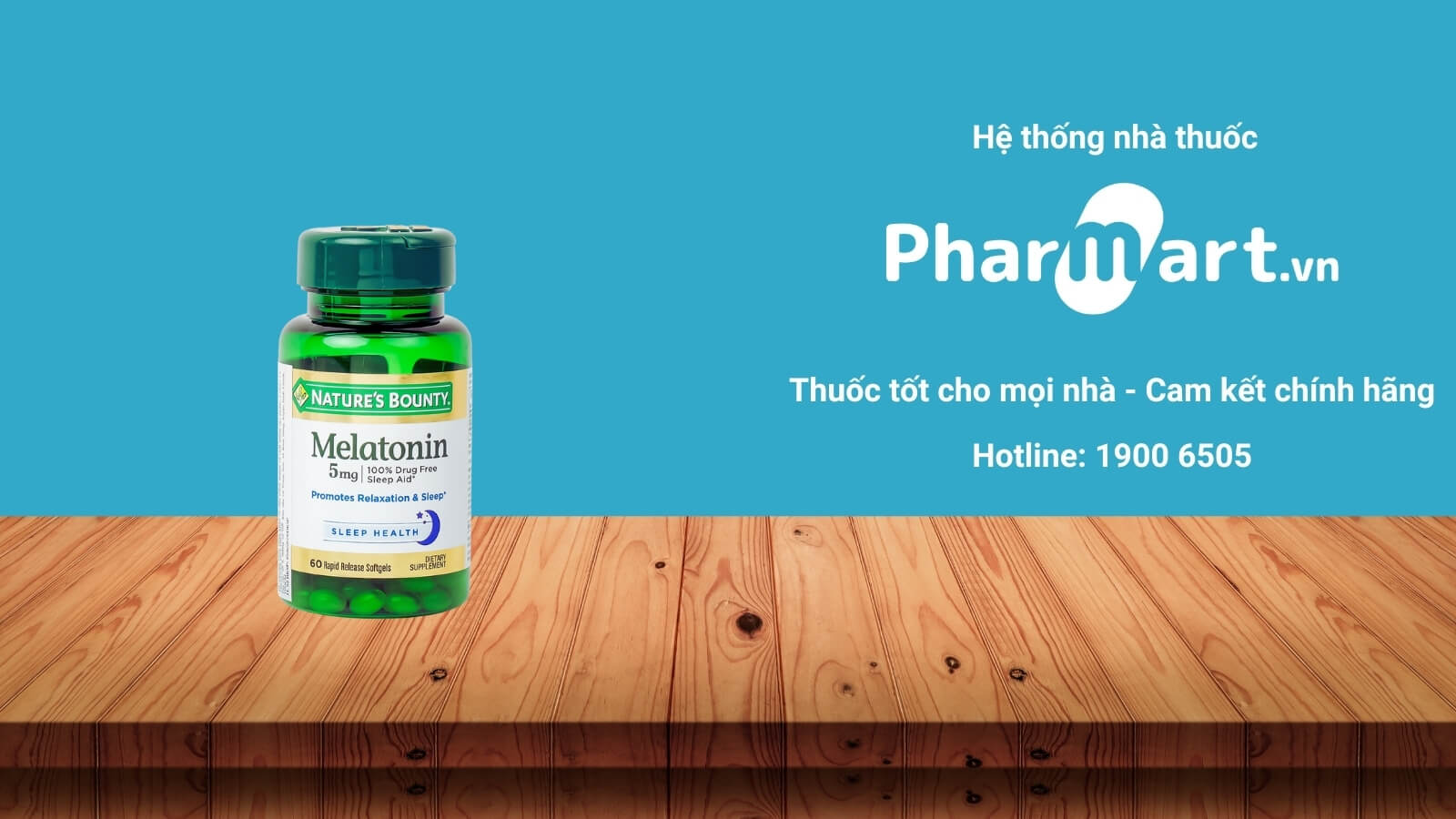 Mua Melatonin Nature’s Bounty chính hãng tại Pharmart.vn 