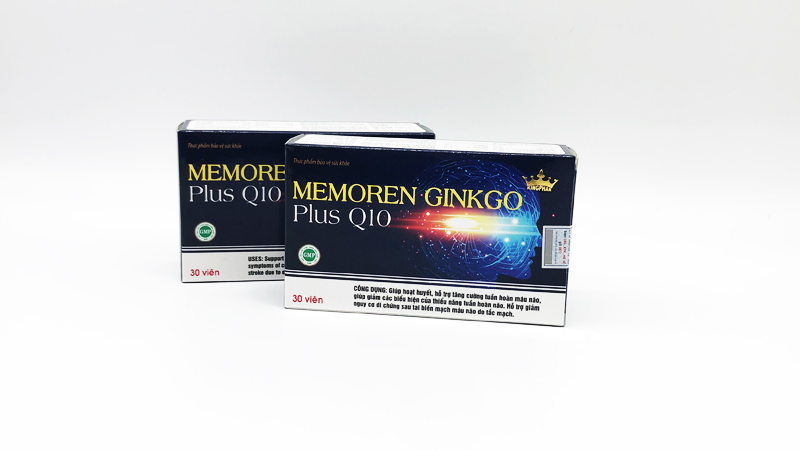 Memoren Ginkgo Plus Q10 - Tăng cường tuần hoàn não