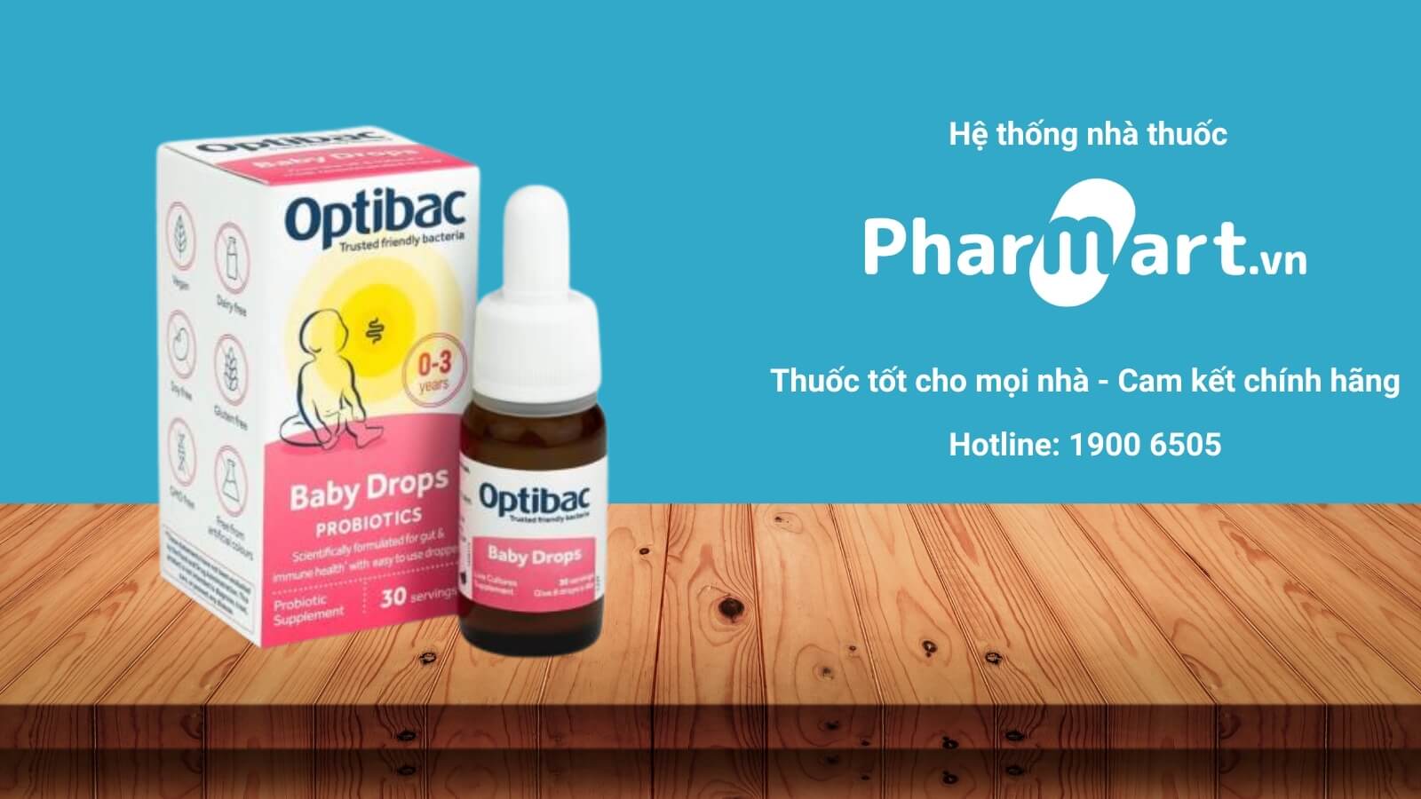 Men OptiBac Probiotics - Giá và địa chỉ mau hàng uy tín