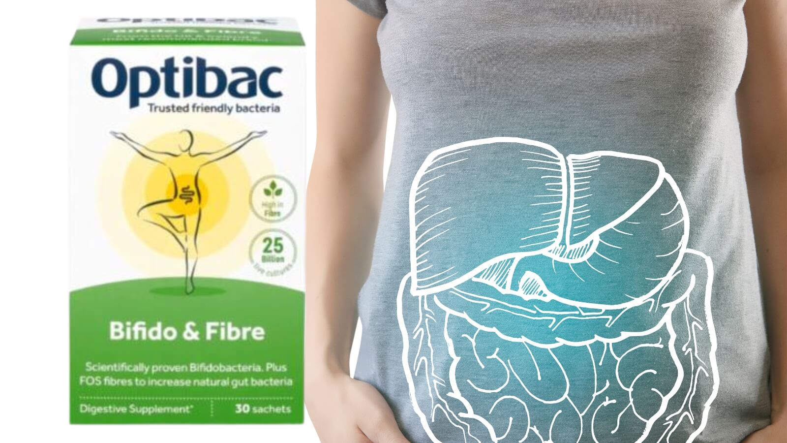 Men OptiBac Probiotics Bifido Fibre giải quyết nhanh chóng tình trạng táo bón của bạn 