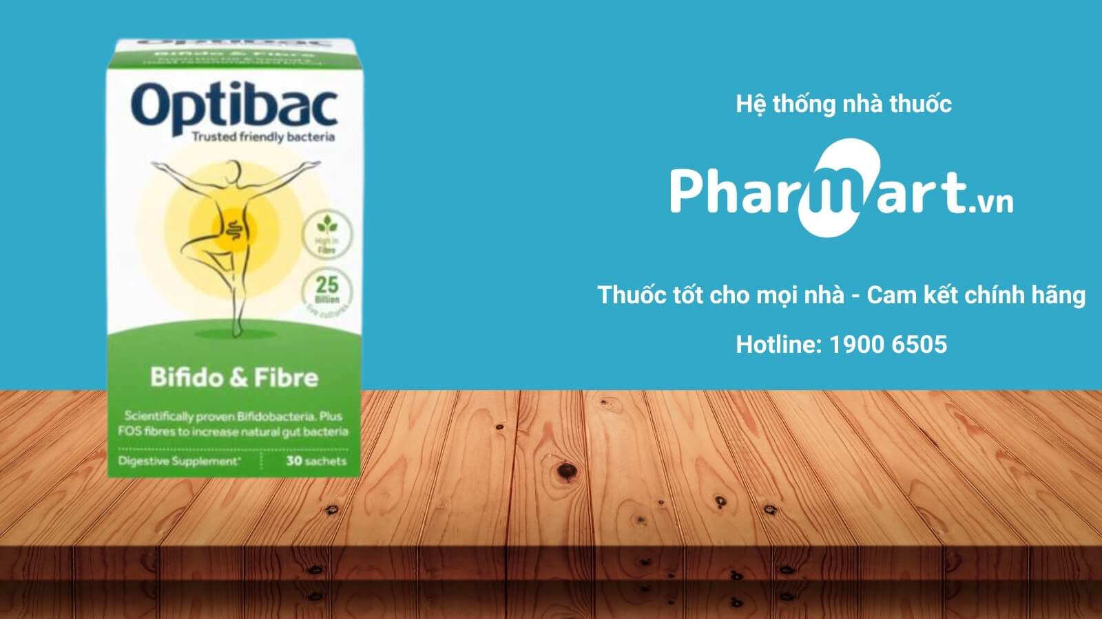 Giá và địa chỉ mua hàng uy tín sản phẩm Men OptiBac Probiotics Bifido Fibre
