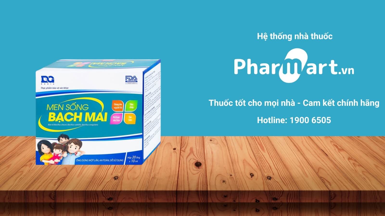 Mua ngay Men sống Bạch Mai tại Pharmart.vn