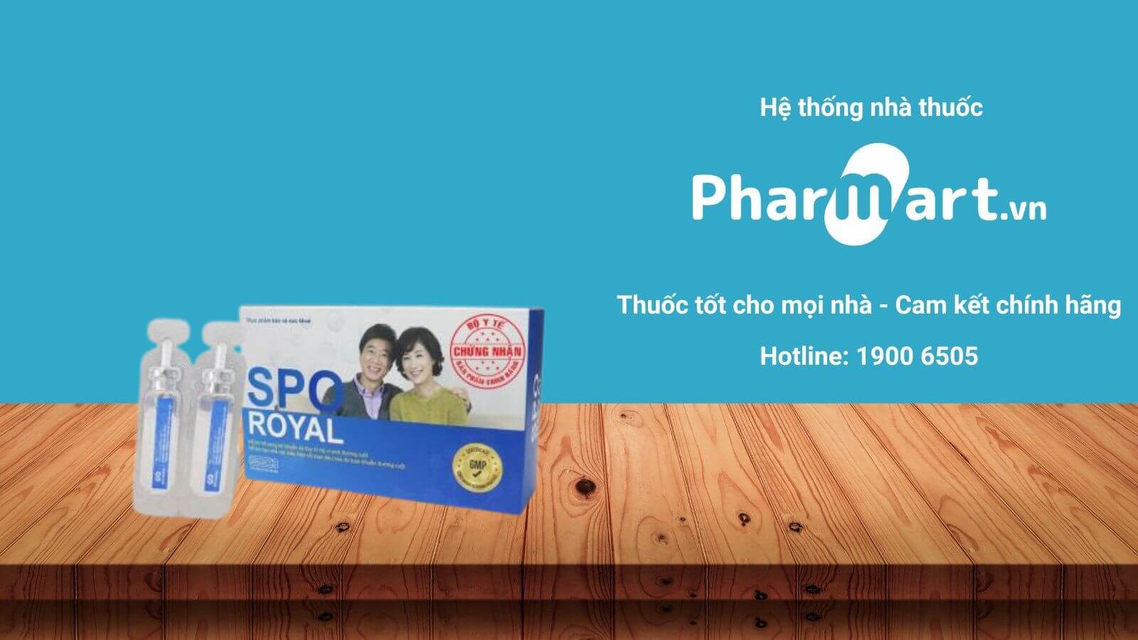 Liên hệ Pharmart.vn để đảm bảo mua Men tiêu hóa Spo Royal chính hãng