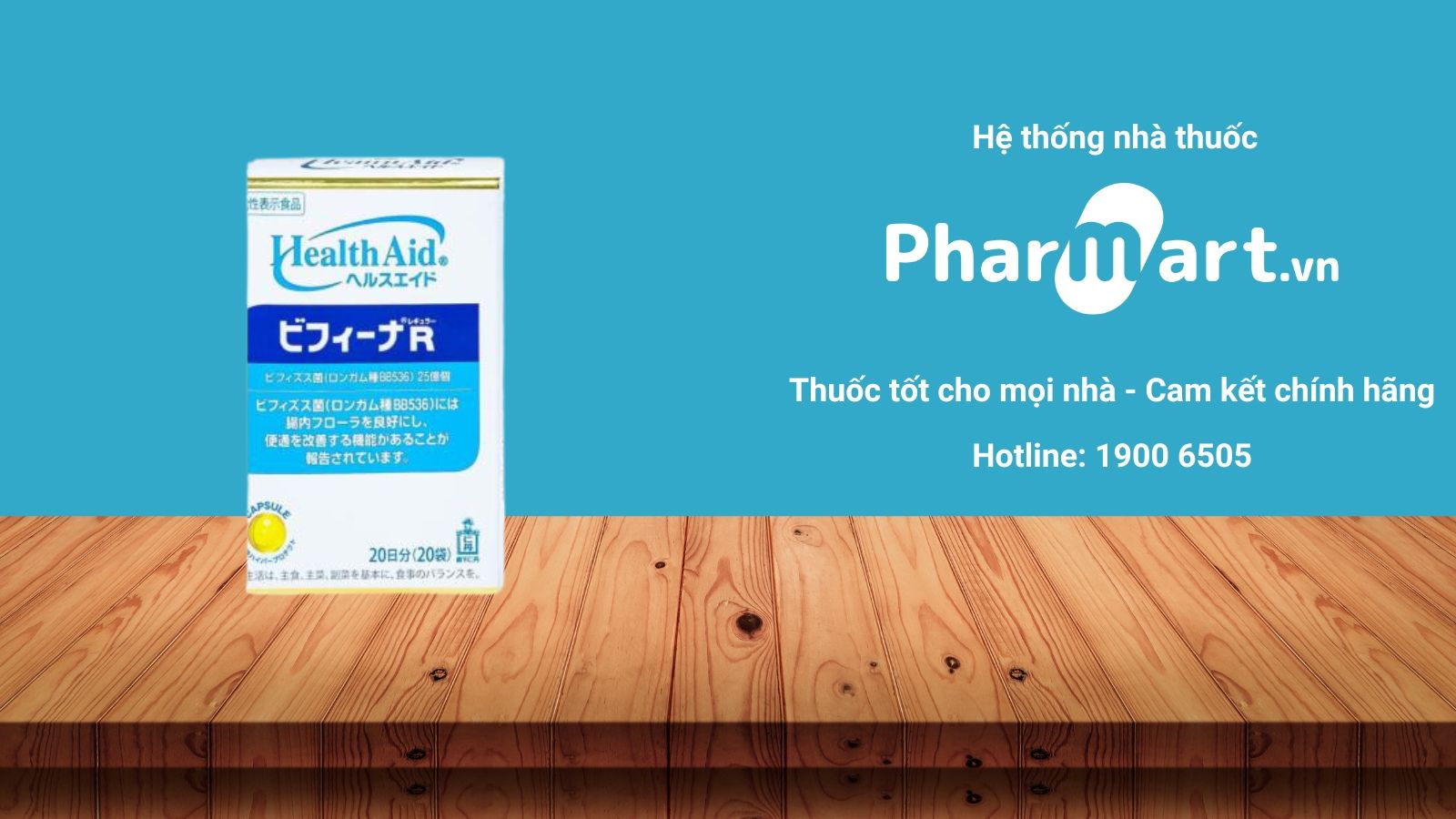 Mua ngay Men vi sinh Bifina R Health Aid (20 gói) chính hãng tại Pharmart.vn