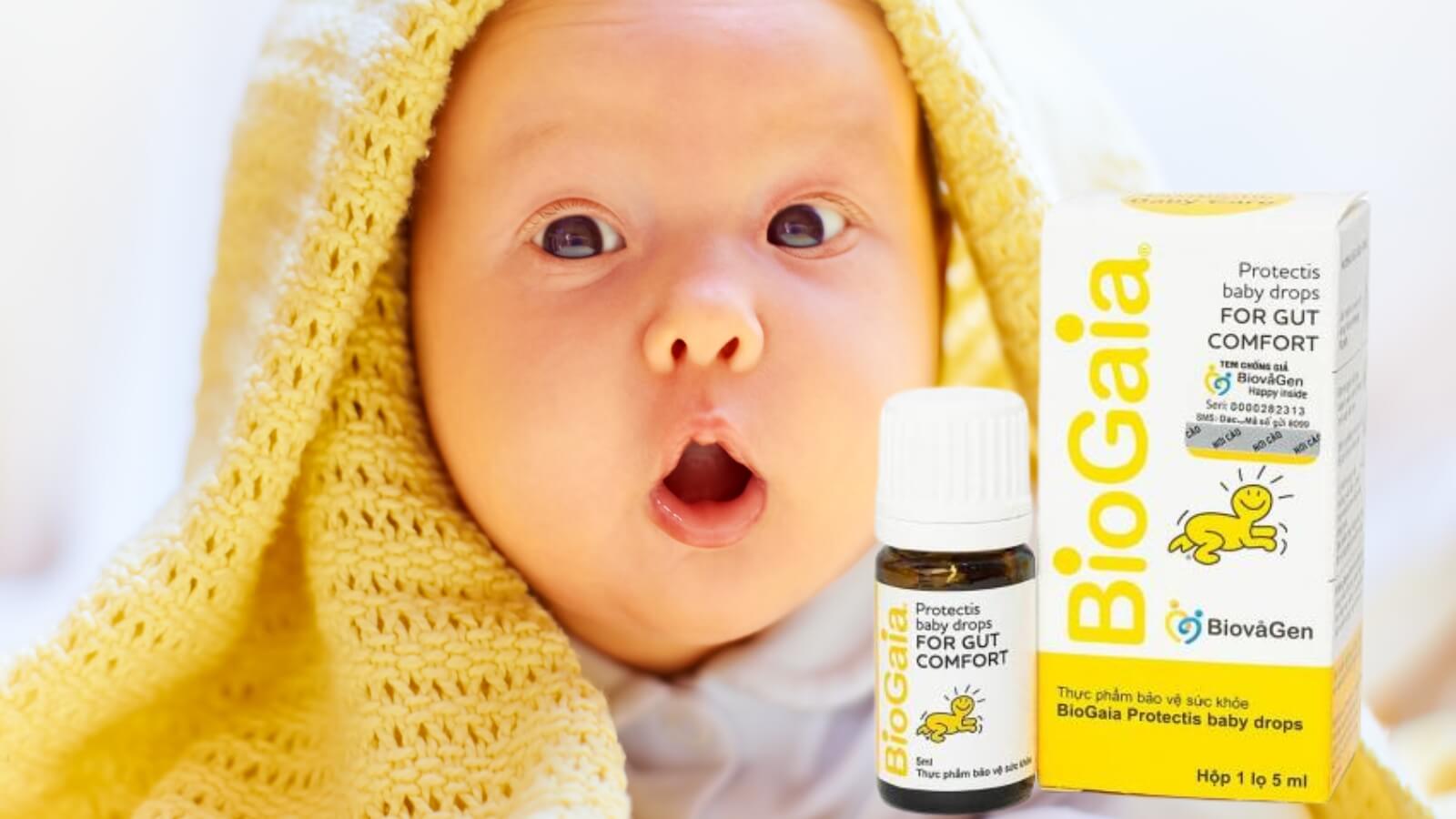 Men vi sinh Biogaia Protectis Baby Drops mang đến cho bé một đường tiêu hoá khoẻ mạnh