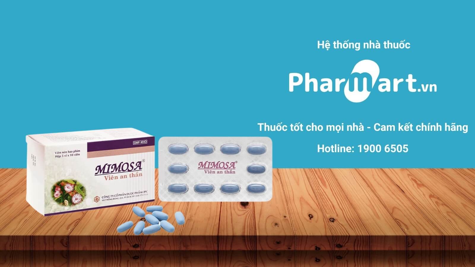 Mimosa An Thần hiện đang được bán tại Nhà thuốc Pharmart.vn