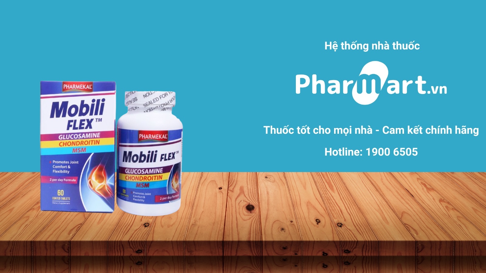 Miễn phí vận chuyển khi mua Viên uống Mobili-Flex chính hãng tại Pharmart.vn