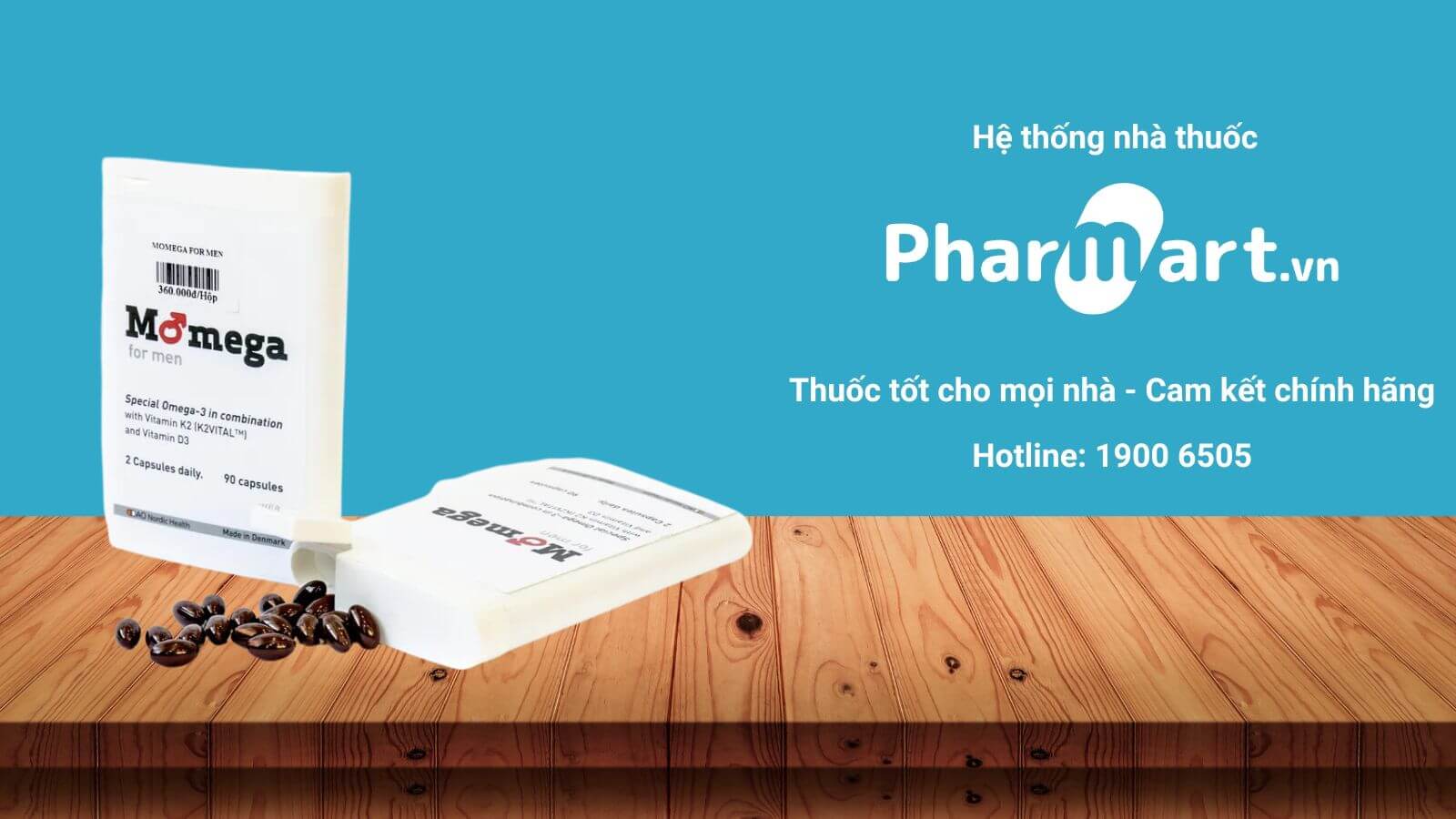 Phartmart.vn - nơi cung cấp Momega for men 90 viên chính hãng 100%