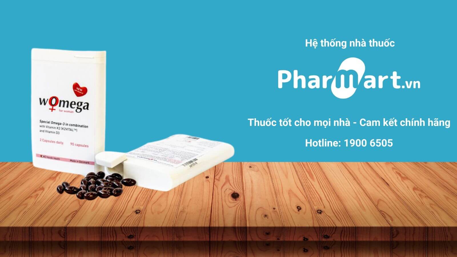 Pharmart.vn - Địa chỉ phân phối Womega For Woman 90 viên - Phòng bệnh tim, chống đột quỵ