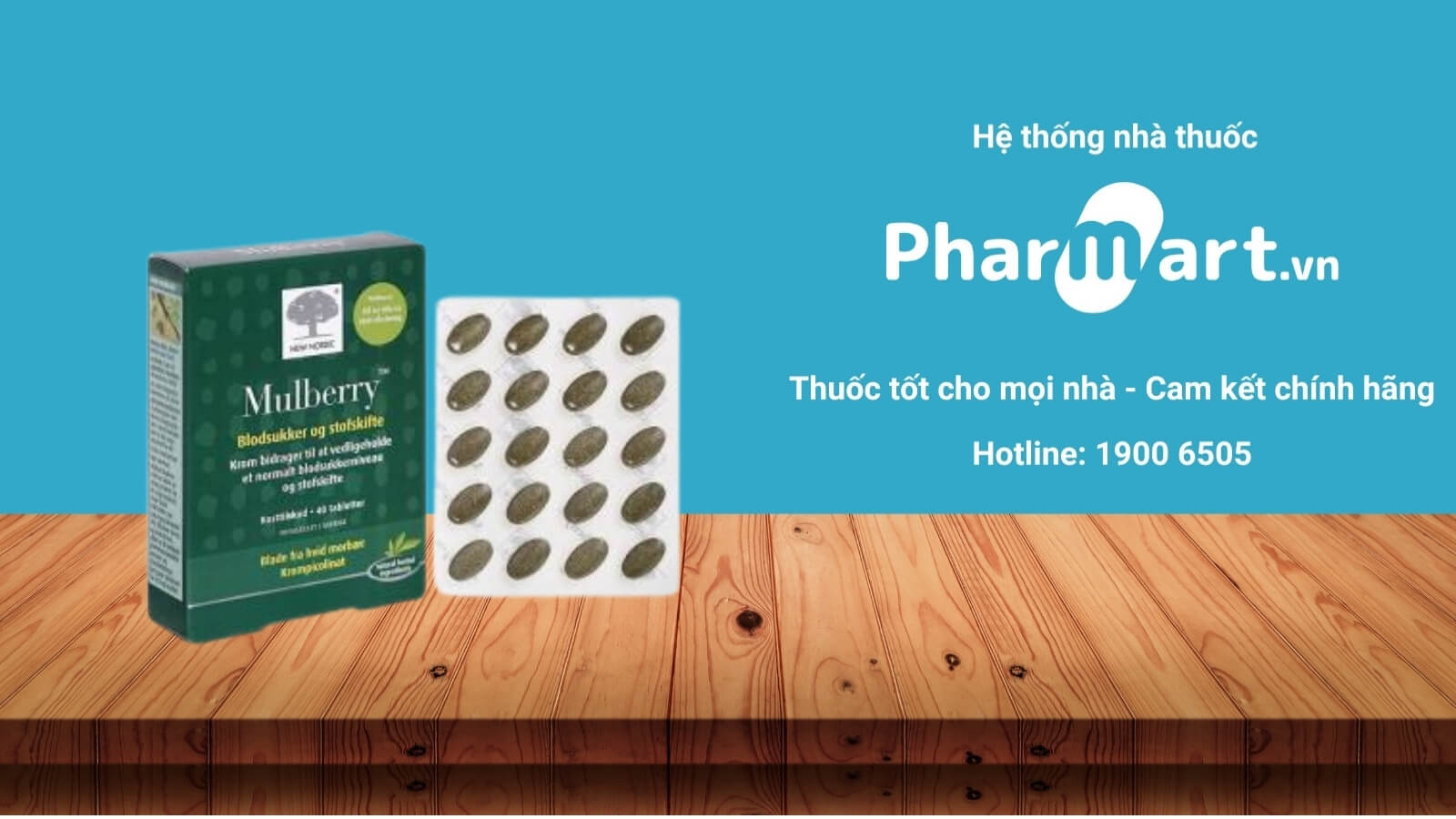 Mua ngay viên uống Mulberry chính hãng tại Pharmart.vn