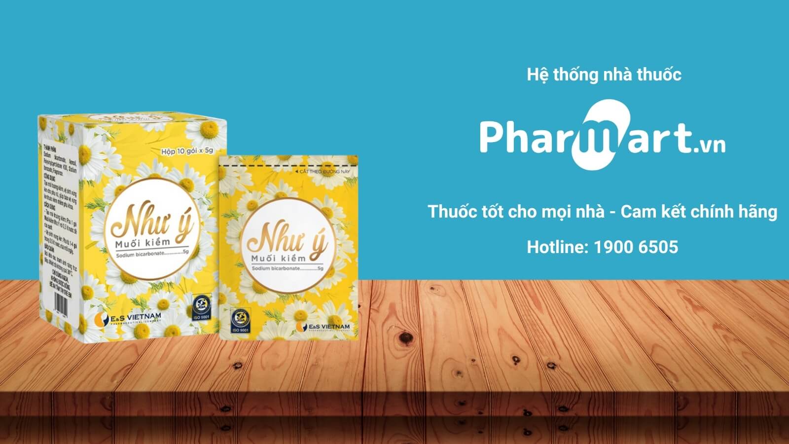 Mua Muối kiềm Như Ý chính hãng tại Pharmart.vn