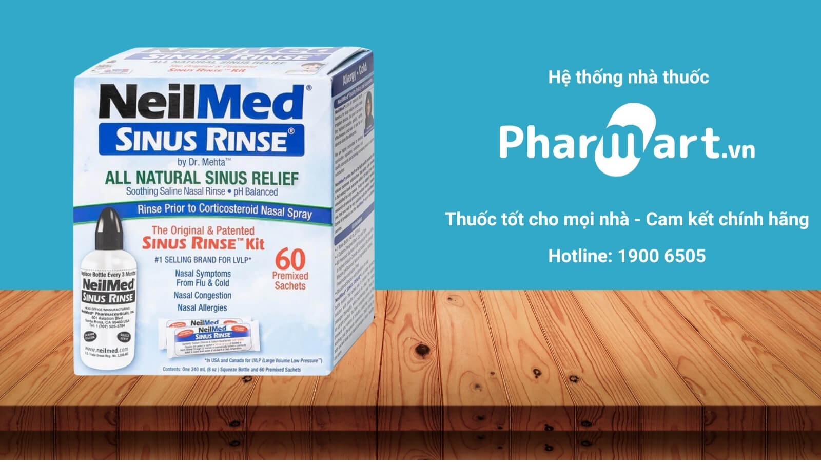 Mua ngay neilmed sinus rinse chính hãng tại Pharmart.vn