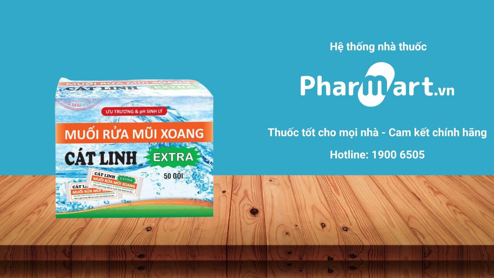 Mua ngay Muối rửa mũi xoang Cát Linh Extra chính hãng tại Pharmart.vn