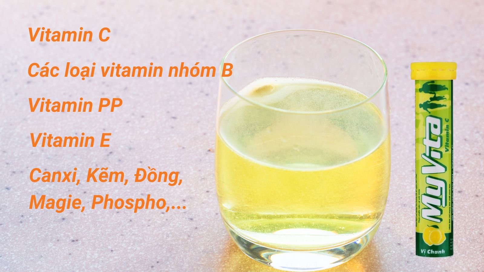 My Vita Vị Chanh Dây cung cấp nhiều vitamin và khoáng chất thiết yếu
