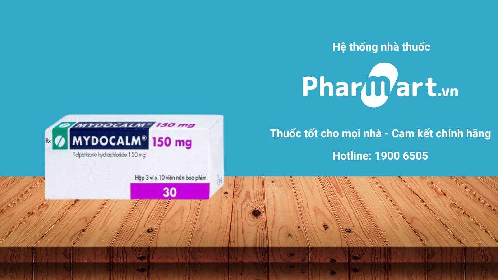 Mua ngay Mydocalm 150mg chính hãng tại Pharmart.vn