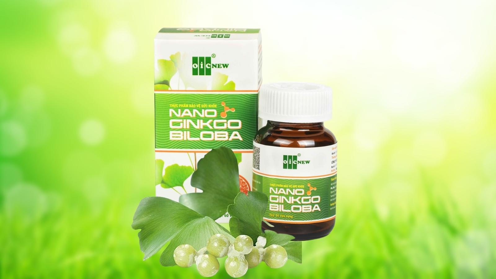 Nano Ginkgo Biloba hỗ trợ bổ não
