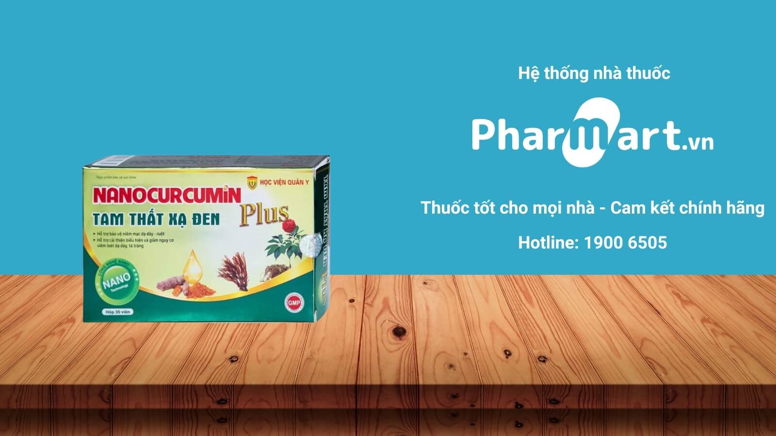 Mua ngay Nanocurcumin Tam Thất Xạ Đen Plus tại Pharmart.vn