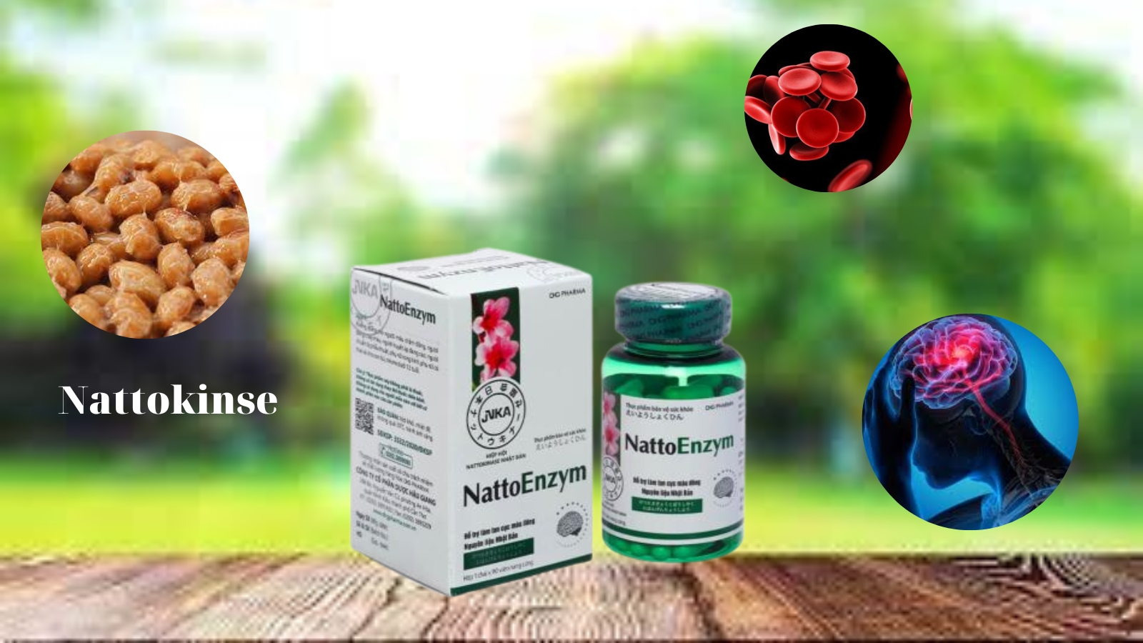 NattoEnzym - Hỗ trợ tan cục máu đông