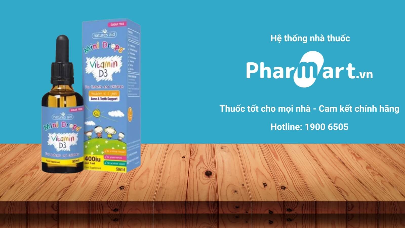 Natures Aid Mini Drops Vitamin D - Địa chỉ mua hàng uy tín, chính hãng