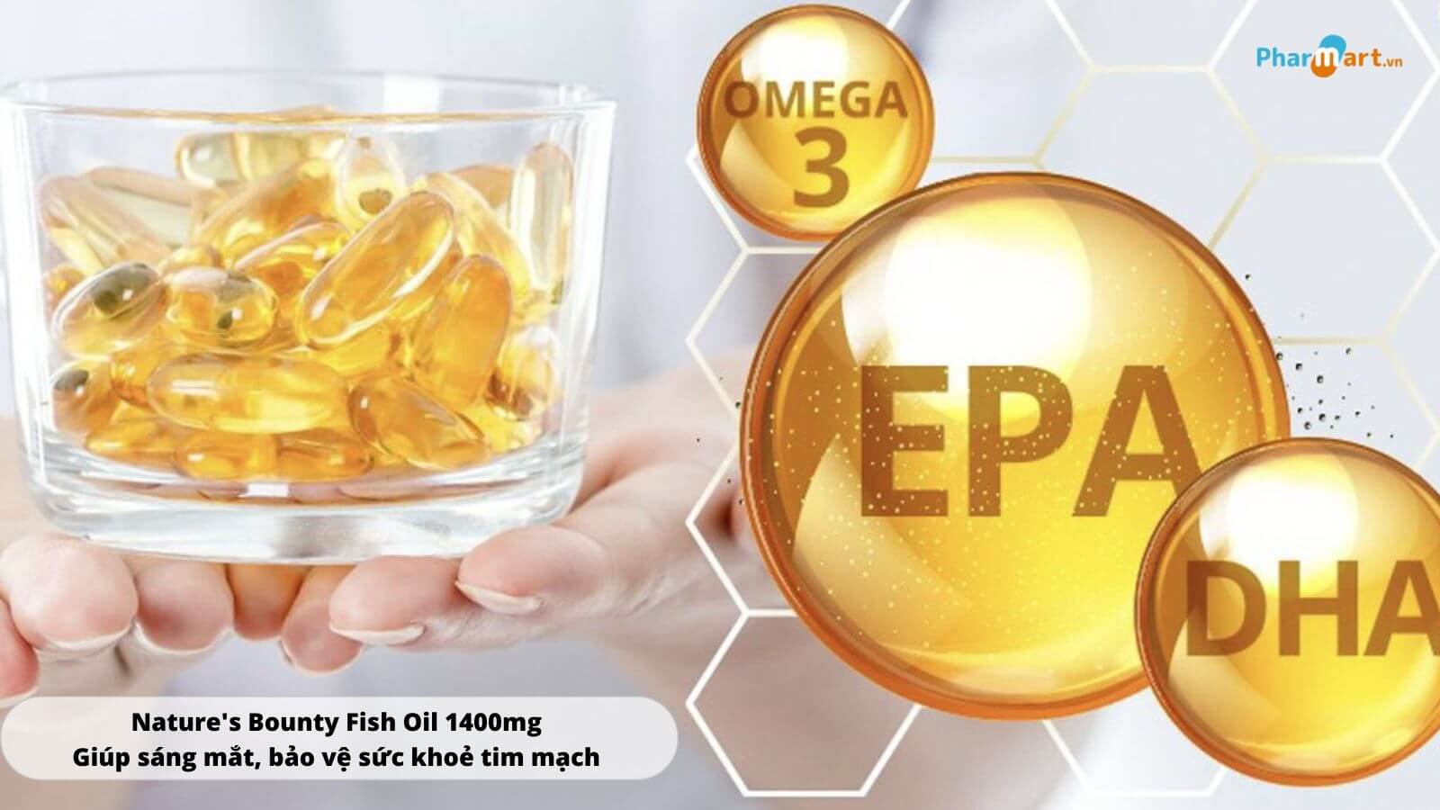Thành phần chính của Nature’s Bounty Fish Oil 1400mg