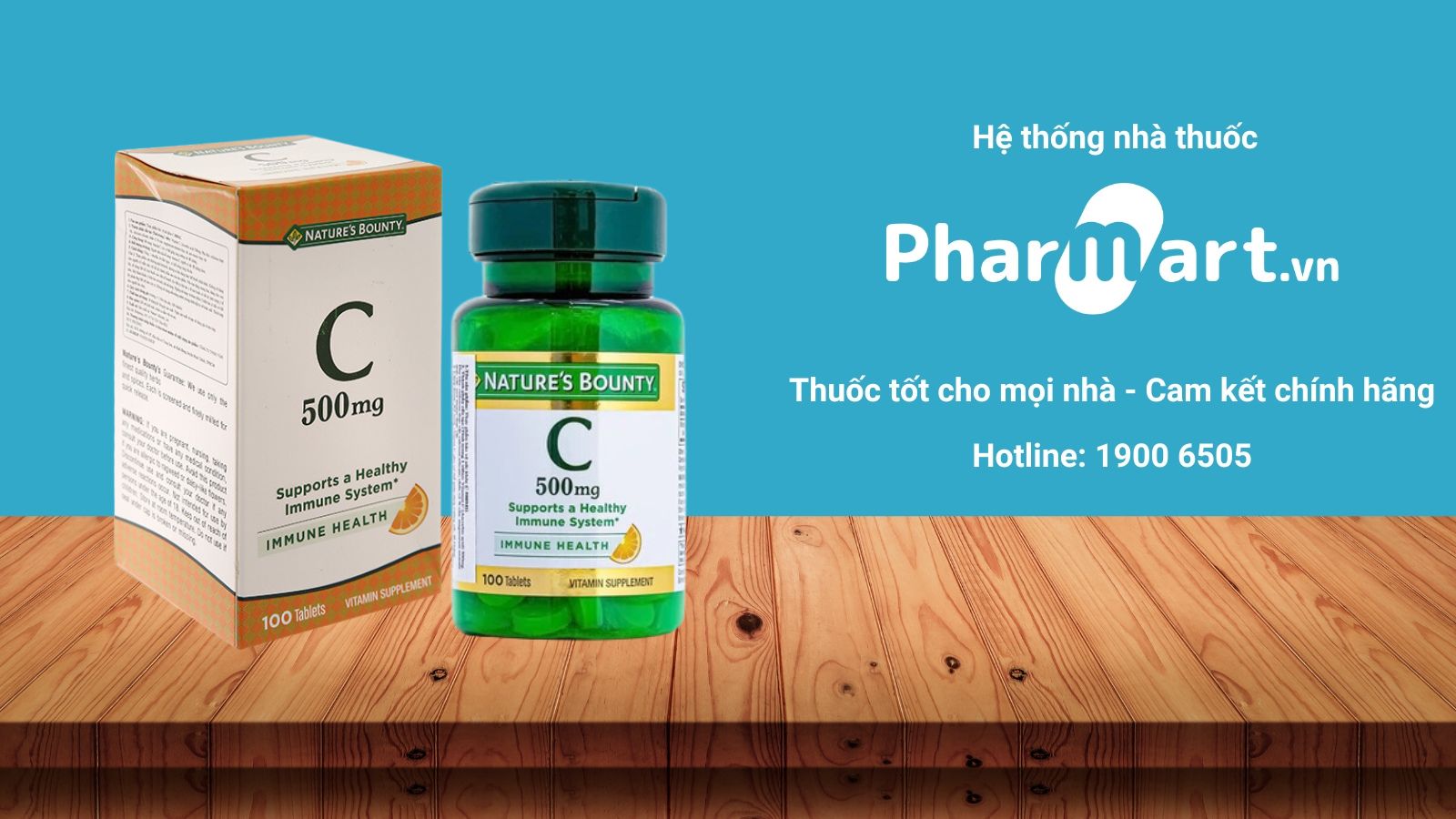 Mua Nature's Bounty C 500mg chính hãng tại Pharmart.vn