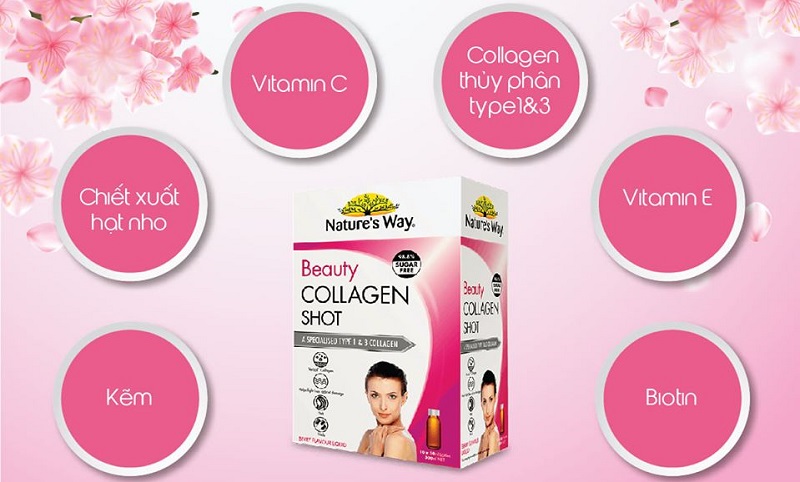 Thành phần của Nature's Way Beauty Collagen Shot