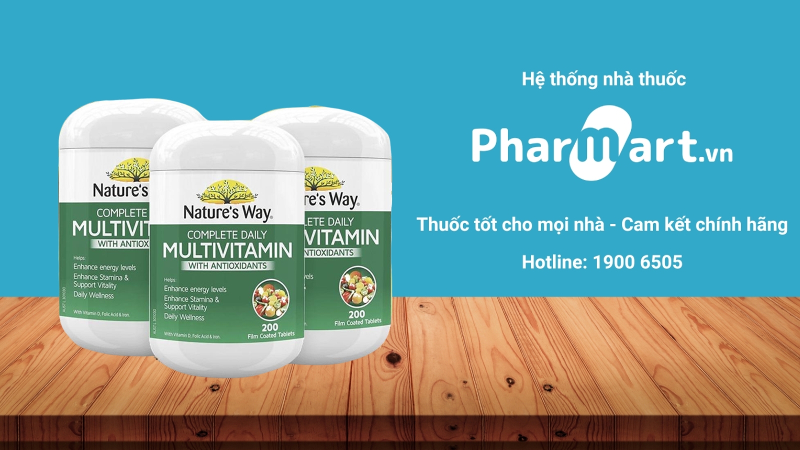 Pharmart.vn chuyên cung cấp Nature's Way Complete Daily Multivitamin chính hãng và uy tín