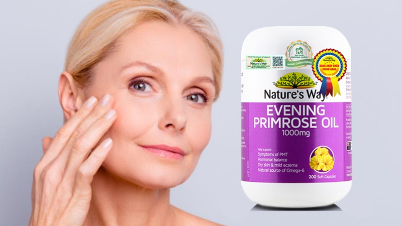 Tinh dầu hoa anh thảo Nature's Way hỗ trợ sức khỏe và sắc đẹp phụ nữ