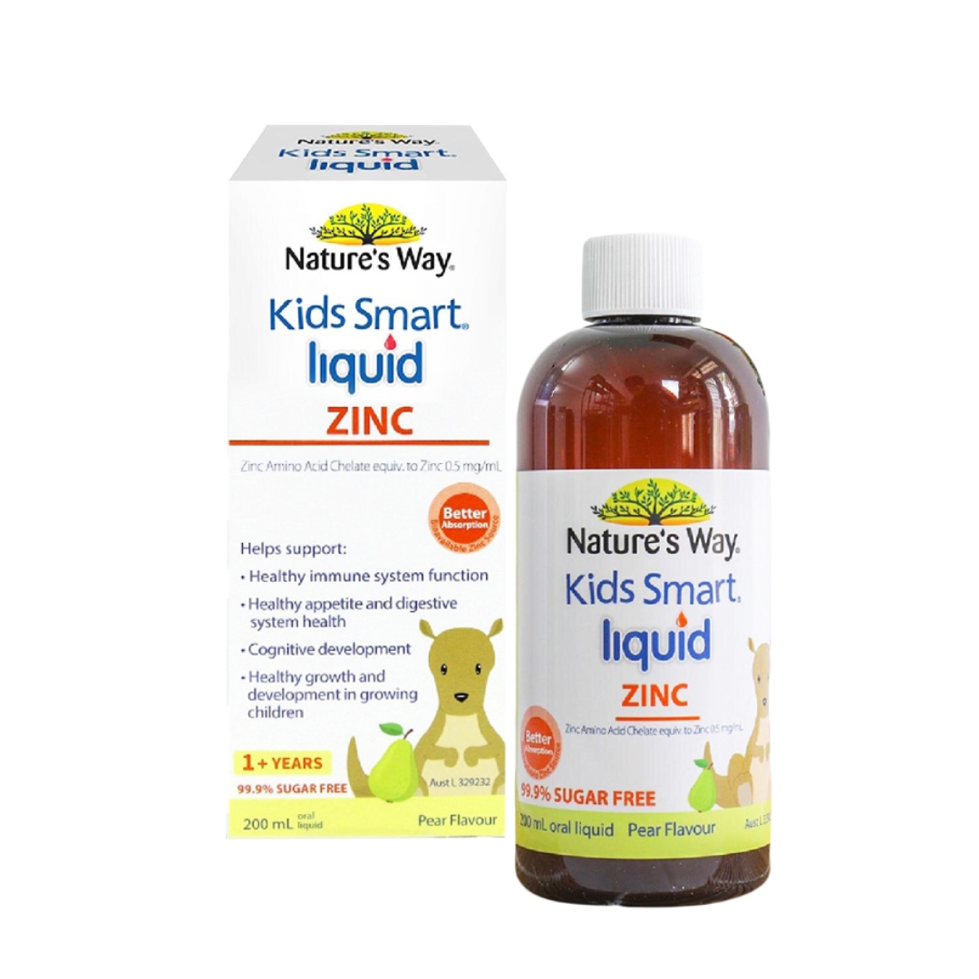 Nature's Way Kids Smart Liquid Zinc Bổ sung kẽm cho trẻ Pharmart.vn