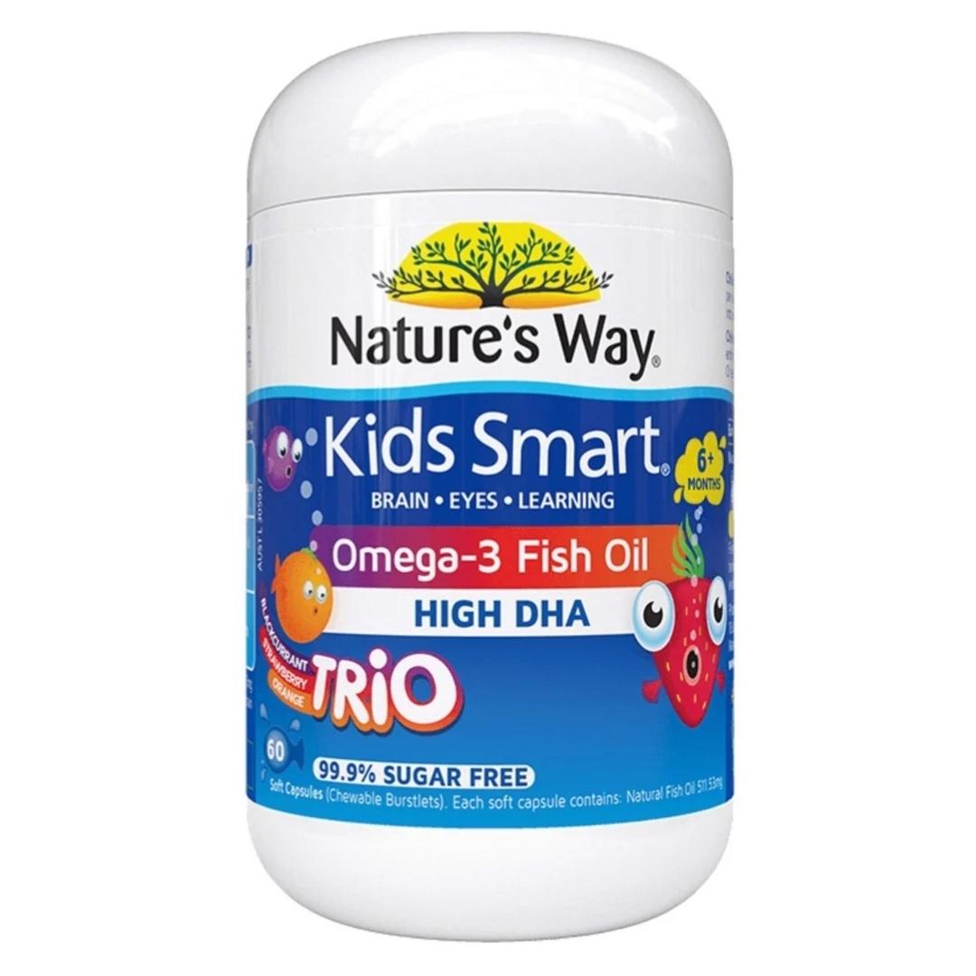 Nature's Way Omega3 Fish Oil Trio Bổ sung Omega 3 cho bé Pharmart.vn