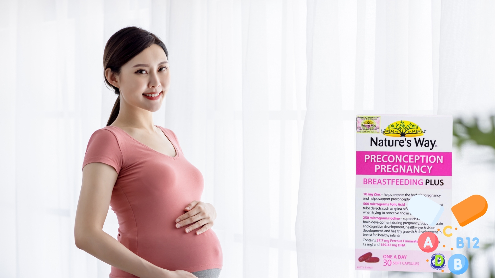 Sản phẩm bổ sung 18 vi chất thiết yếu cho phụ nữ trong giai đoạn mang thai 