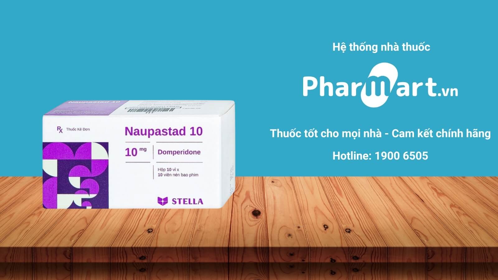 Mua Thuốc Naupastad 10mg chính hãng tại Pharmart.vn