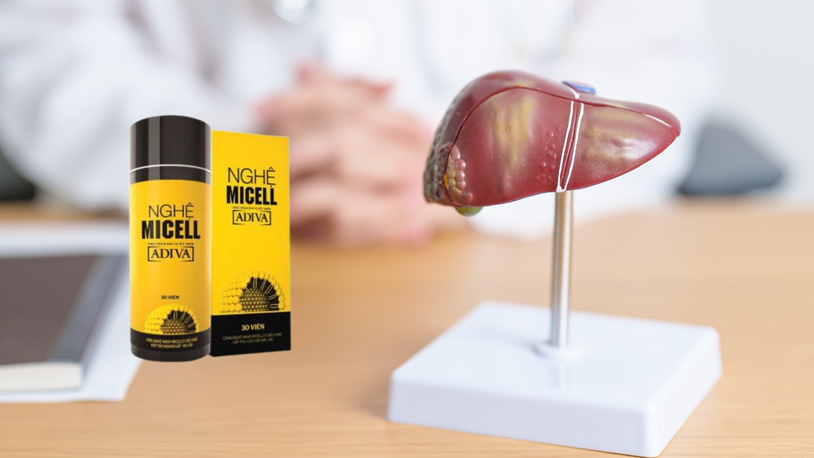 Nghệ Micell Adiva được các y bác sĩ tin dùng nhờ vào công nghệ Micell giúp tăng cường hấp thụ curcumin, mang lại hiệu quả cao trong hỗ trợ điều trị viêm loét dạ dày và bảo vệ gan.
