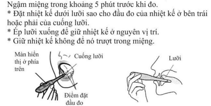 Sử dụng Nhiệt kế điện tử Omron MC-246 bằng miệng cho trẻ