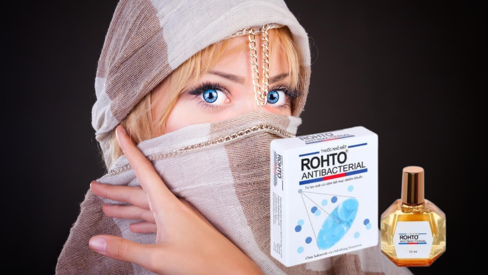 Nhỏ mắt VRohto Antibacterial - Bảo vệ đôi mắt, điều trị các bệnh về mắt