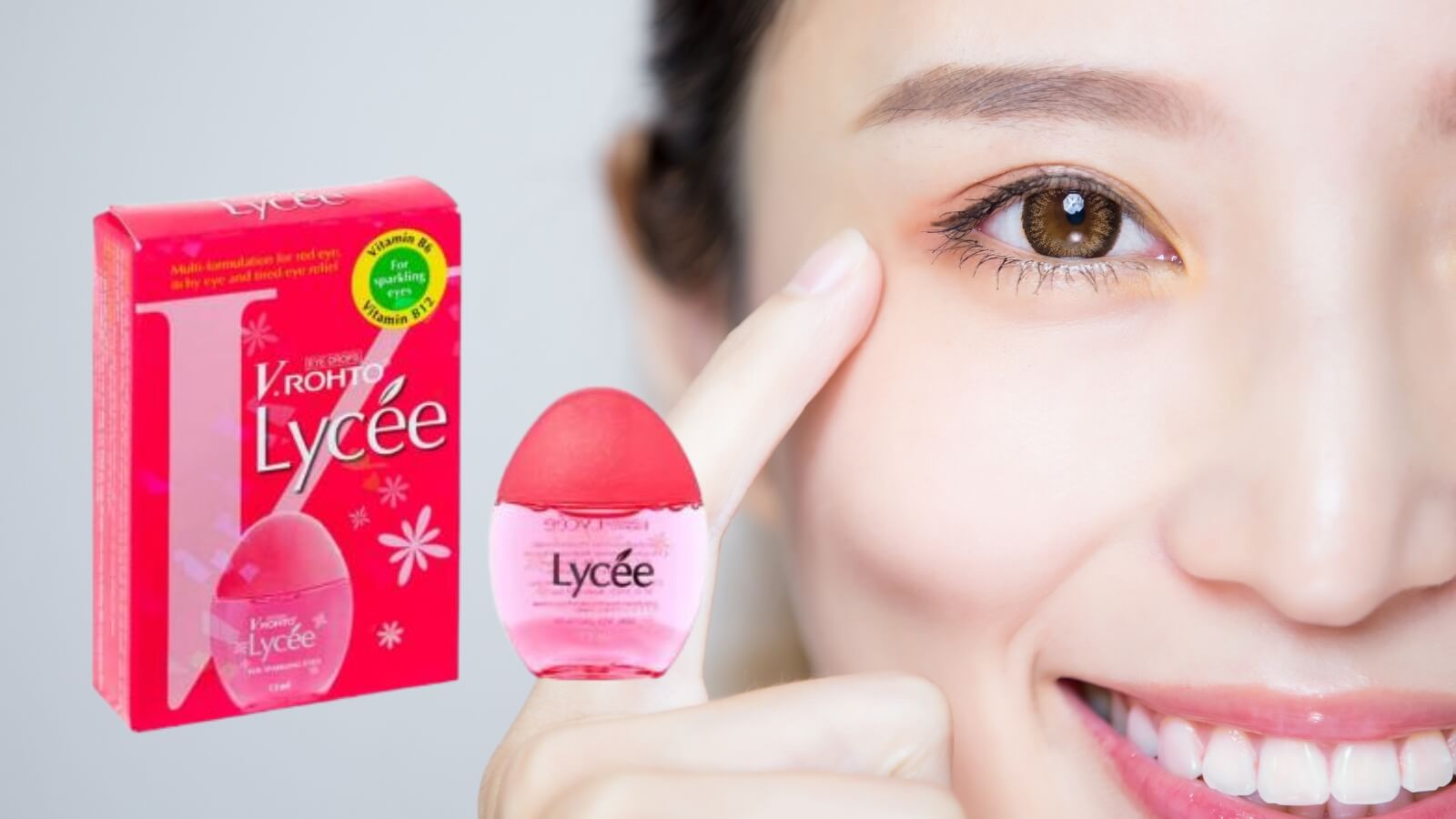 Nhỏ mắt VRohto Lycee bảo vệ đôi mắt khoẻ mạnh