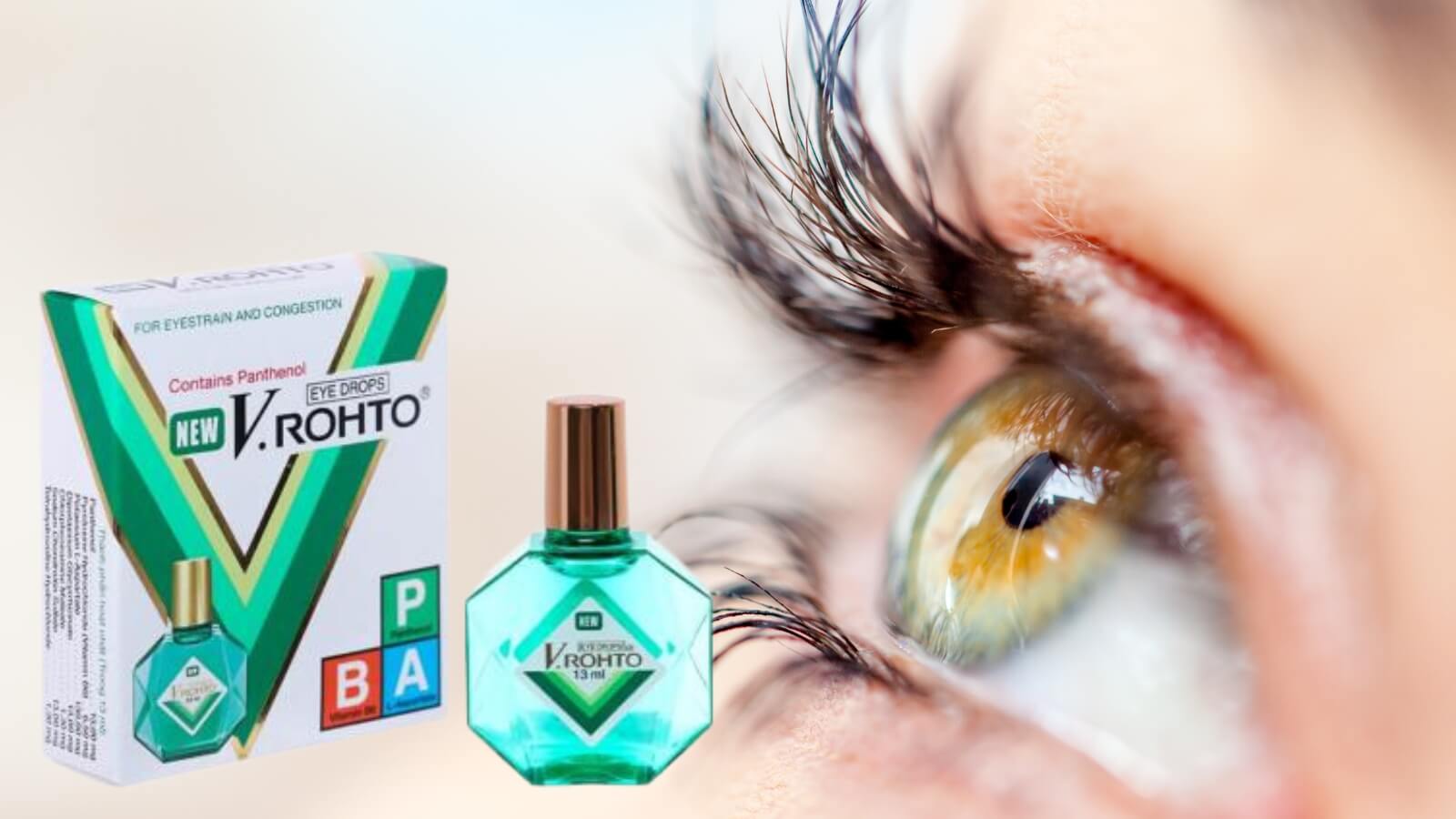 Nhỏ mắt VRohto New - Phòng ngừa bệnh về mắt, bảo vệ đôi mắt của bạn