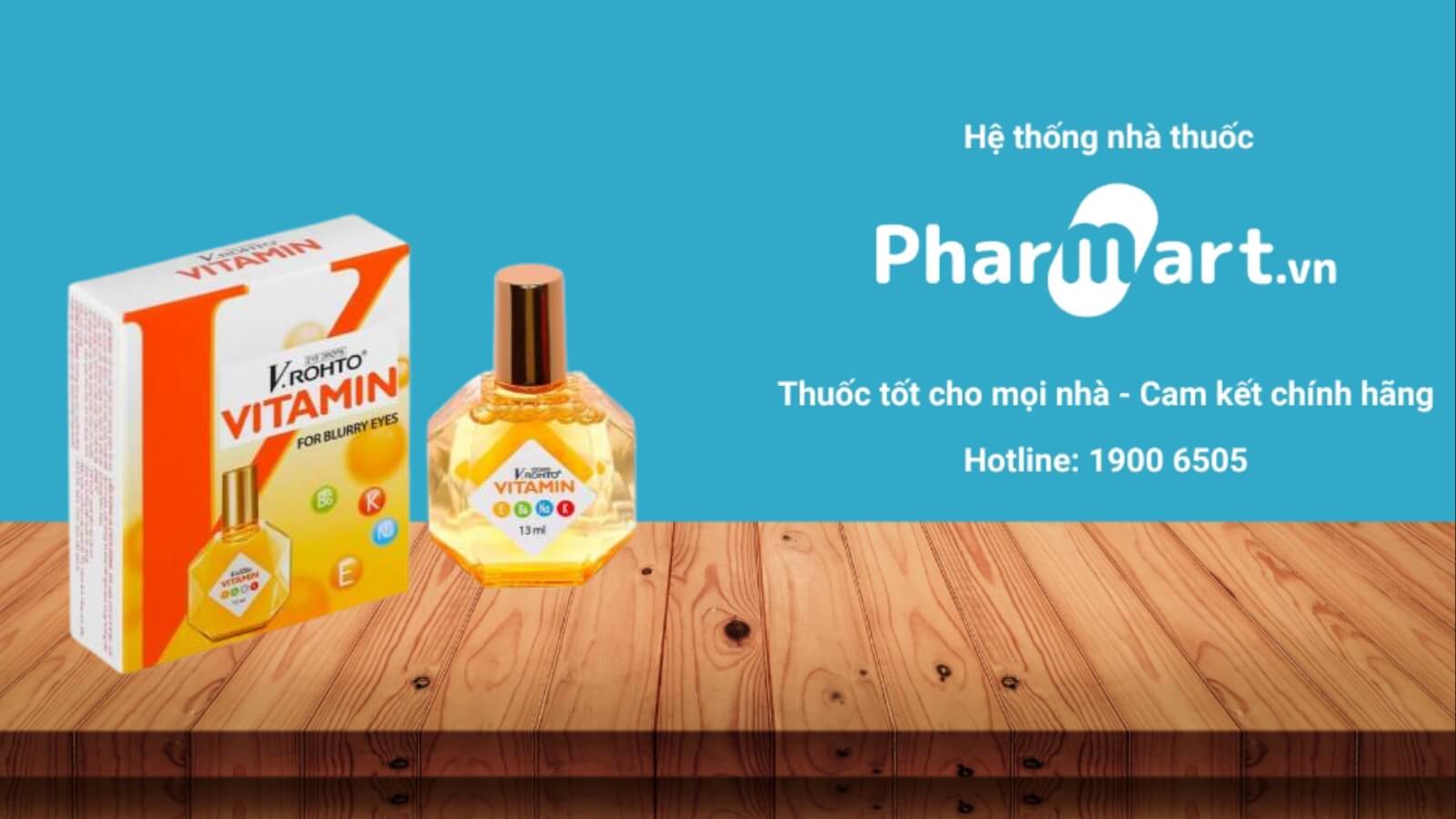 Địa chỉ mua Nhỏ mắt VRohto Vitamin uy tín, chất lượng