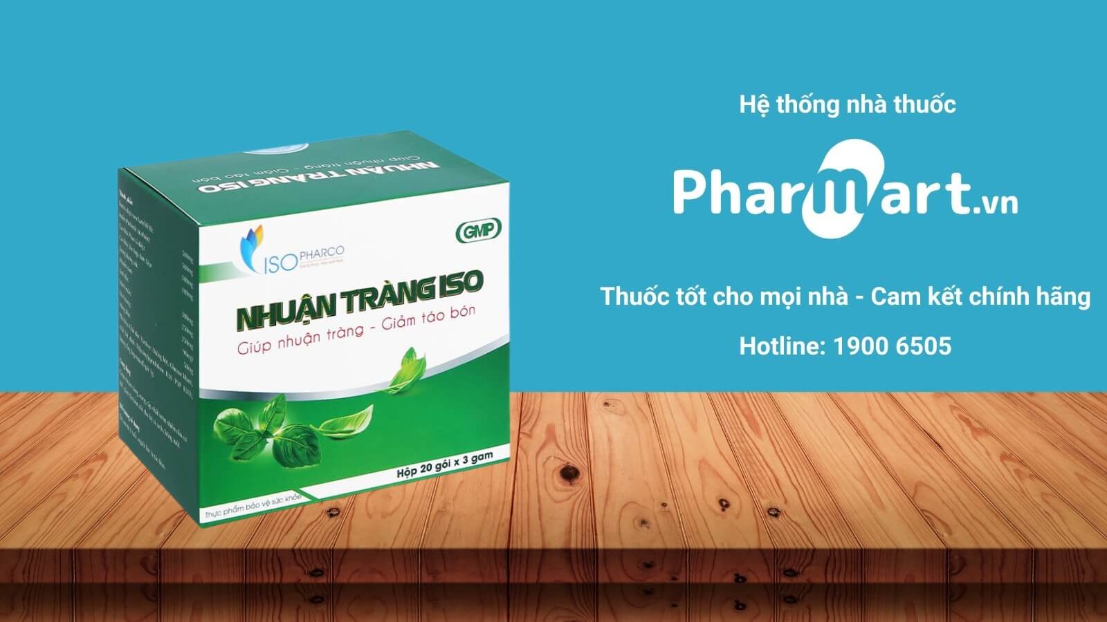 Nhuận tràng ISO hiện đang được bán tại Nhà thuốc Pharmart.vn