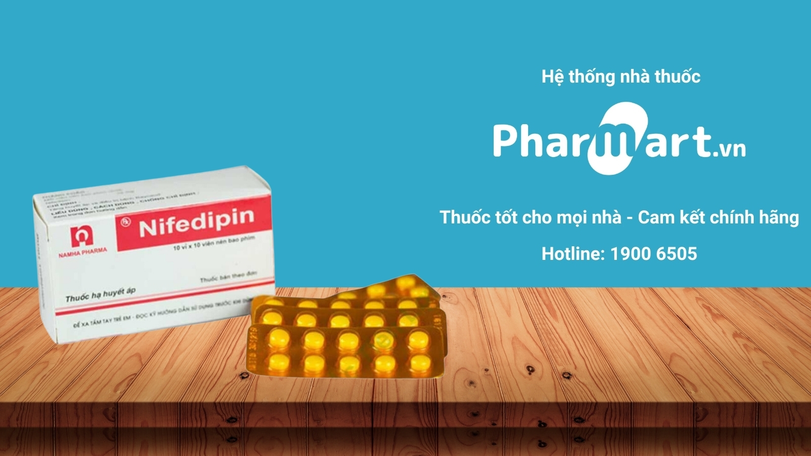 Mua ngay thuốc Nifedipin 10mg chính hãng tại Pharmart.vn